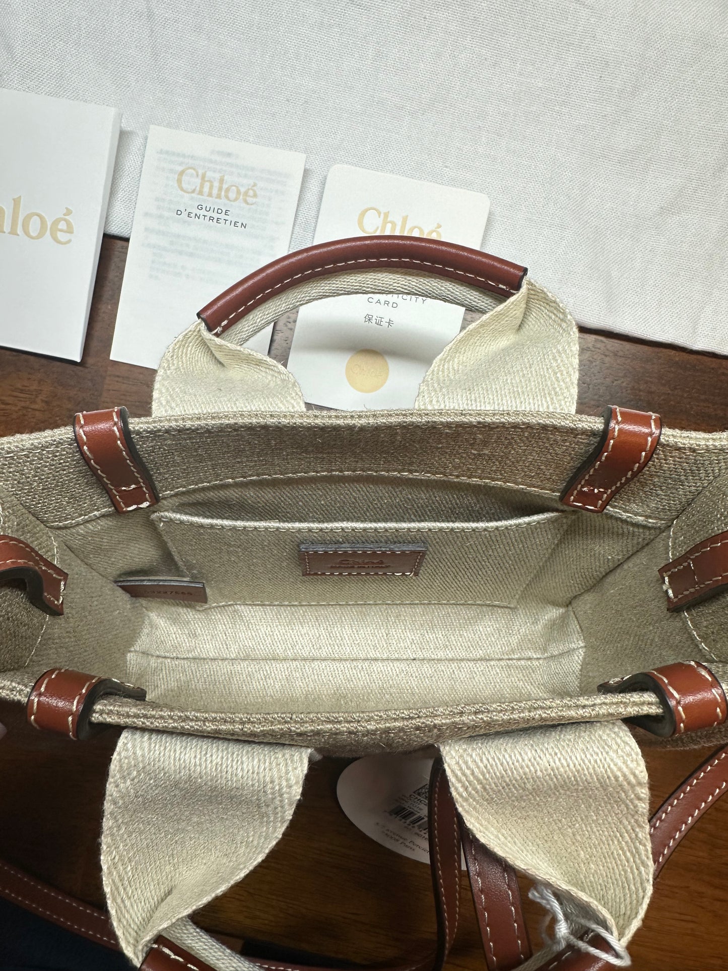 Chloe Woody Tote Mini