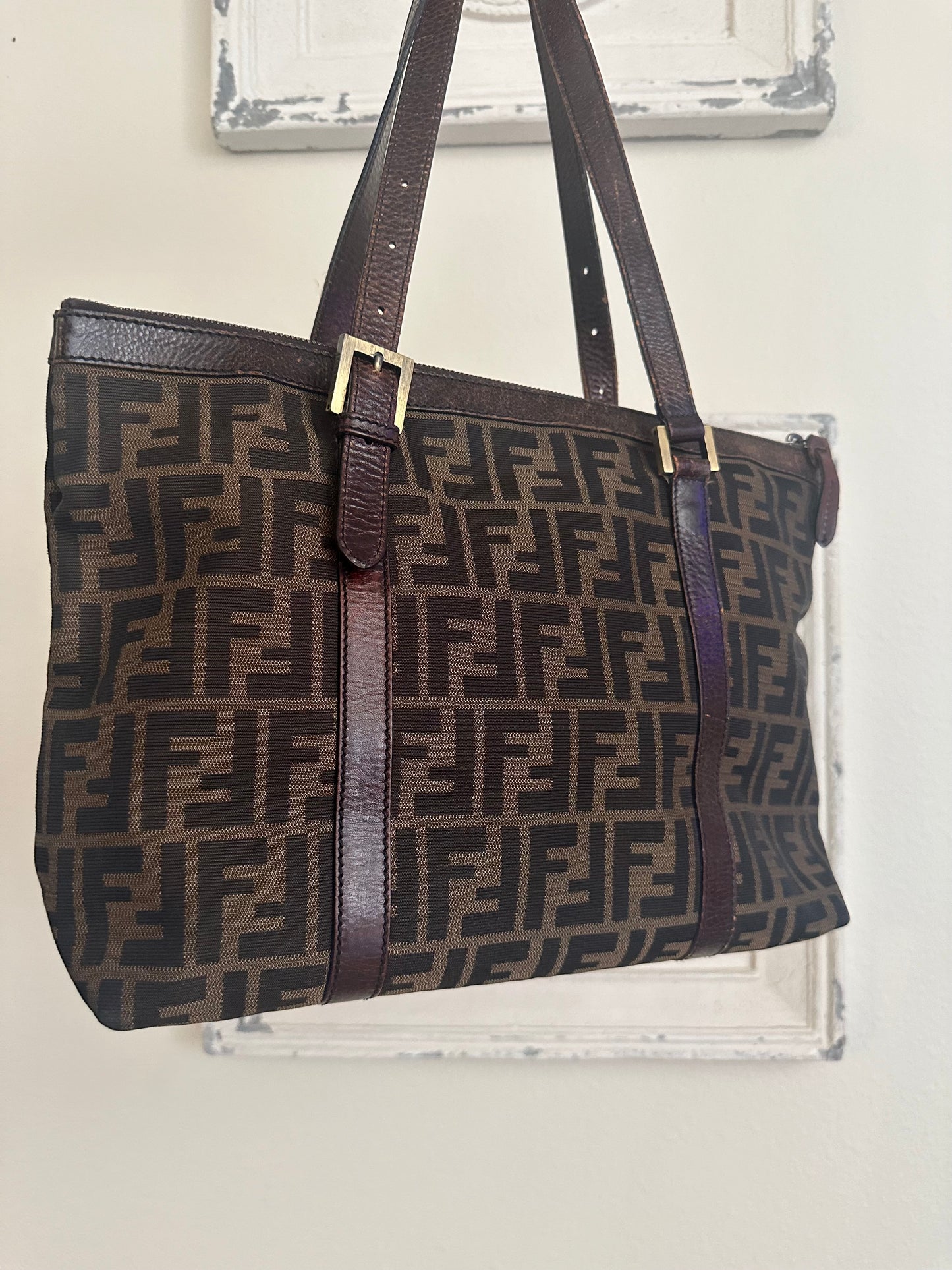 SOLD Fendi Zucca Tote only